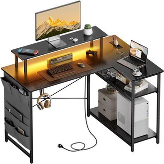 OEM Escritorio De Esquina - Ecofurnix - Ergon&oacute;mico - Soporte Para Monitor - Toma Usb Integrada
