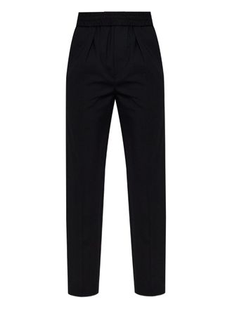 Isabel Marant Black Loretta Relaxed Tapered Pants