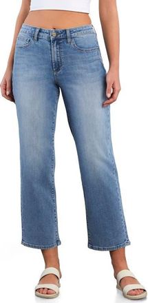 HINT OF BLU Ankle Straight Leg Jeans in Ace Blue at Nordstrom, Size 28