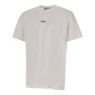 Iceberg T-Shirts, male, White, Size: XS Social Club Graphic T-shirt