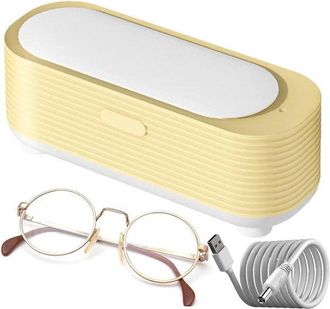 No Brand Limpiador Ultras&oacute;nico - M&aacute;quina De Limpieza De Joyas - Limpieza Diaria - Vibraci&oacute;n De Alta Frecuencia - 301-500 Ml - Blanco