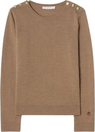 Busnel Dames, Truien, Beige, Maat: XS Wol