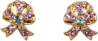 Mariana Womens Parasol Earrings In Pink / Green
