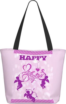 AOOEDM Valentine Cute Angels Dove Ladies Shopping Bag 13x11x7in.The Perfect ValentineS Day Gift.It Is The Best ValentineS Day Gift For Mom, Daughter, Wife,Et