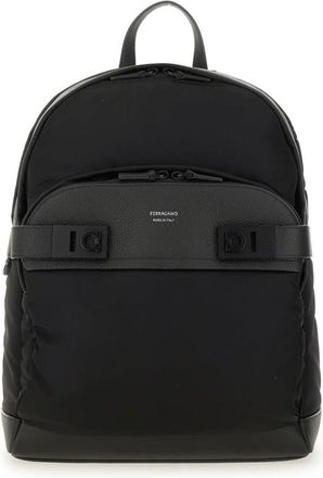 Ferragamo Backpack With Buckles Hooks