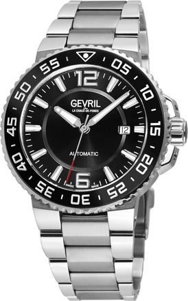 Gevril Group Riverside Automatic Black Dial Mens Watch 46701