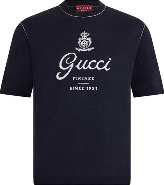 Gucci Hombre, Camisetas, Azul, Talla: M