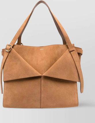 Coperni belted suede shoulder bag