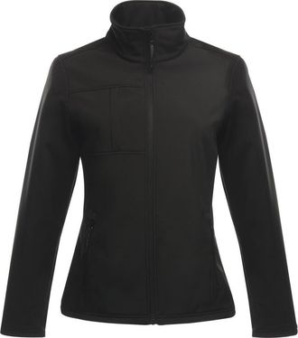 Regatta Octagon II Waterproof Soft Shell Jacket in Black And Black at Nordstrom, Size 10