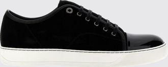 Lanvin Sneakers basse DBB1 in pelle scamosciata con punta in vernice