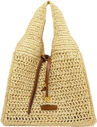 Gianni Chiarini Tote Bags, female, Beige, Size: ONE SIZE Nefeli Tote Bag