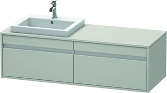 Duravit Mueble Bajo Lavabo Ketho 550x1400x426mm Wt Li Concrete