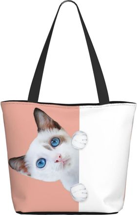 AOOEDM Funny Cat Ladies Shopping Bag 13x11x7in.The Perfect ValentineS Day Gift.It Is The Best ValentineS Day Gift For Mom, Daughter, Wife,Etc