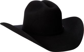 Justin Mens 3X Rodeo Hat, Black, 7.25