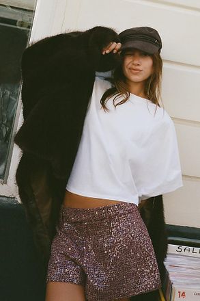 Pilcro Cotton Poncho Tee