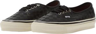 Vans Mens Sneakers Lx Authentic Blackout Leather Trainers