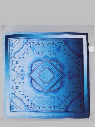 Casablanca Egyptian Rug Scarf - Blue