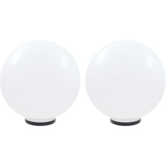 vidaXL Vidaxl - led Bowl Lamps 2 pcs Spherical 50 cm pmma