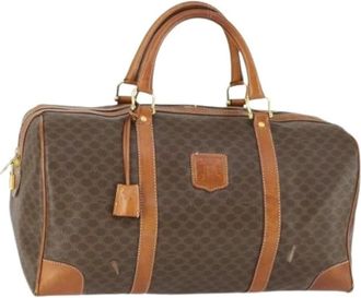 Celine Pre-owned Weekend Bags, female, Brown, Size: ONE SIZE Pre-owned Plastic Weekend Bag
