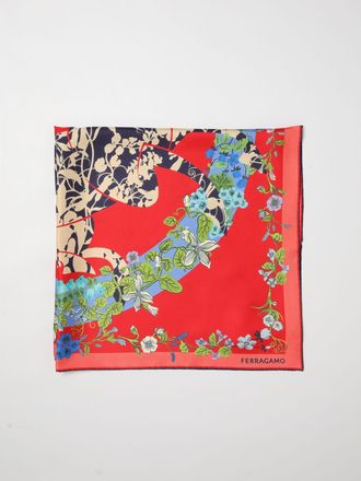 Ferragamo Foulard Ferragamo in seta stampa Pegasus
