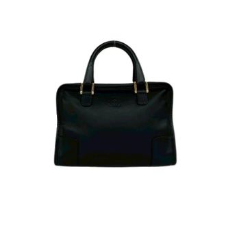 Loewe Pre-owned Handbags, female, Black, Size: ONE SIZE Pre-owned Amazona 28 Leather Handbag