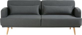 Maisons du monde Sofá cama de 3 plazas en gris