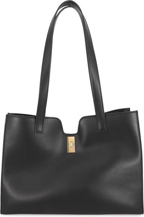 Celine Black Leather Handbag Tote Bag (Pre-Owned)