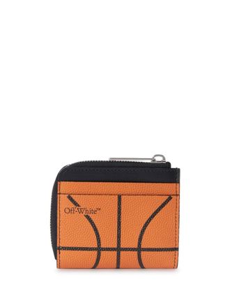 Off-white PALLA DA BASKET CON ZIP - Arancione