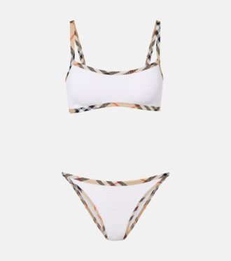 Burberry x Hunza G Tyler Burberry Check bikini