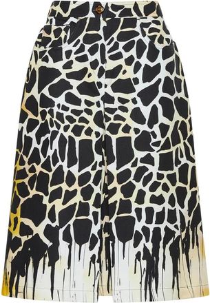 Maliparmi Maliparmi, Rokken, Dames, Veelkleurig, M, Katoen, Giraffe Skirt