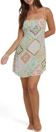 Billabong Dreaming of Sun Minidress in Cactus at Nordstrom, Size X-Large