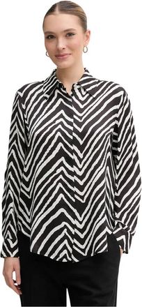 Marc Aurel Overhemden, Dames, Zwart, L, Shirt