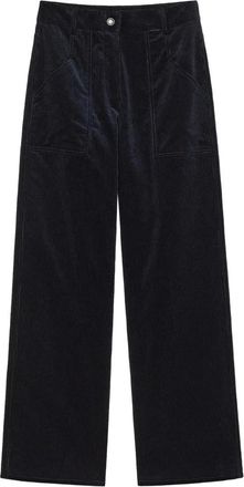 Forte_Forte Pantaloni Cargo in Velluto a Coste - - Trousers - Donna - Blu - S