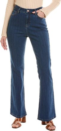 Jones New York Slimboot Woven Stripe Jean