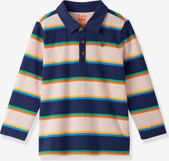 Hatley Jungen Rugbyshirt mit Streifen Hatley mehrfarbig