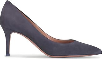 Gianvito Rossi 70mm Gianvito suede pumps - Grey