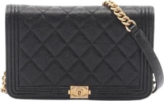 Chanel Borsa a spalla Pre-owned Boy in pelle Caviar - - Pre-owned - Donna - Nero - ONE SIZE