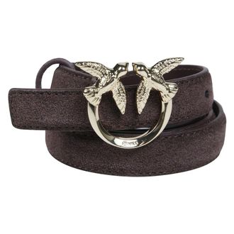 Pinko Cintura Love Berry H2 LOW IN Camoscio - - Accessories - Donna - Marrone - L