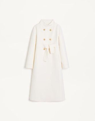 Valentino Compact Drap Coat Wo