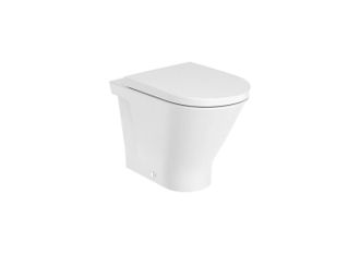 Roca Roca The Gap Round Inodoro Rimless Para Tanque Alto - Asiento: Caida Amortiguada - Ref: A3470n7000+a801d12001