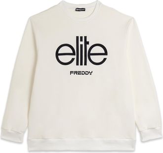 Freddy Felpa Unisex girocollo con grande ricamo Elite