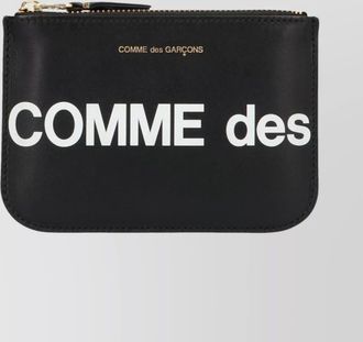 Comme Des Garçons logo hardware smooth finish purse