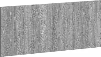 vidaXL Cabecero Montada En La Pared Delft Sonoma Gris Vidaxl