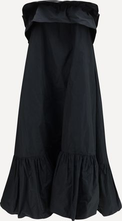 Saint Laurent Abito country senza maniche in tela tecnica Woman 38