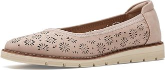 Easy Spirit Keliann Womens Dress Flat Shoes Natural : 9.5 M (B), Faux Leather
