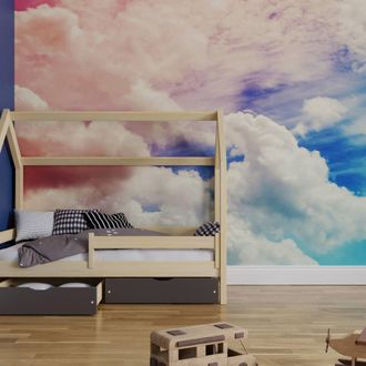 Superfresco Easy Day Dreamer Pink Blue Print To Order 3m x 2.8m Mural