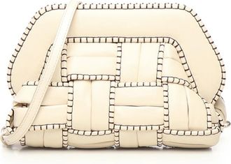 Themoir&egrave; Woven Pochette - Dames - Clutches - Beige - ONE Size - Tassen