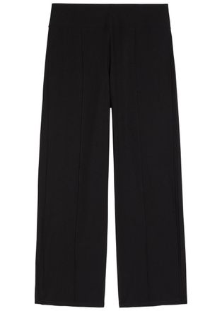 Eileen Fisher Eileen Fisher Wide-leg Stretch-woven Trousers - Black - L (UK 18-20 / XL)