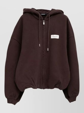 Jacquemus cotton logo hooded sweatshirt