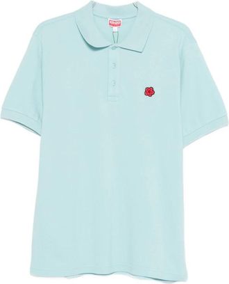Kenzo Boke Flower Slim Polo - Heren - Polos - Blauw - 2XL - Katoen - Tops